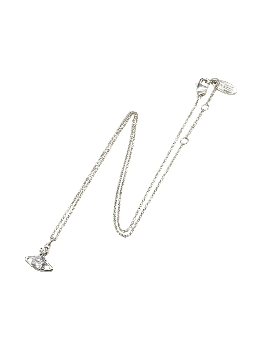 Vivienne Westwood Pre-Owned 2020s Orb-pendant necklace | Silver | Image 1