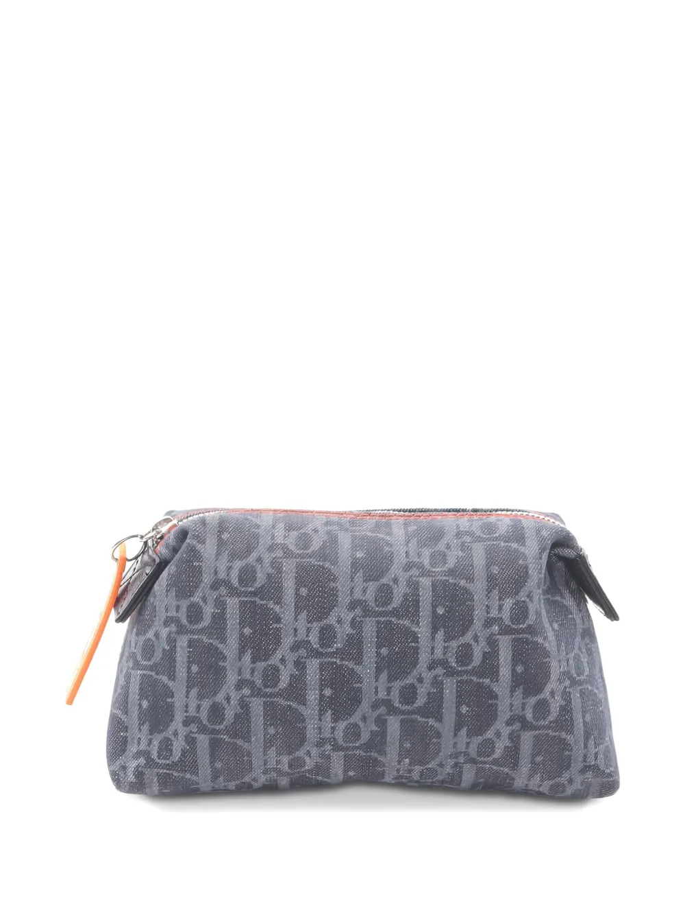 Christian Dior Pre-Owned 2010s Flight Line Trotter denim make-up bag - Christian Dior Pre-Owned 2010s Flight Line Trotter denim make-up bag -