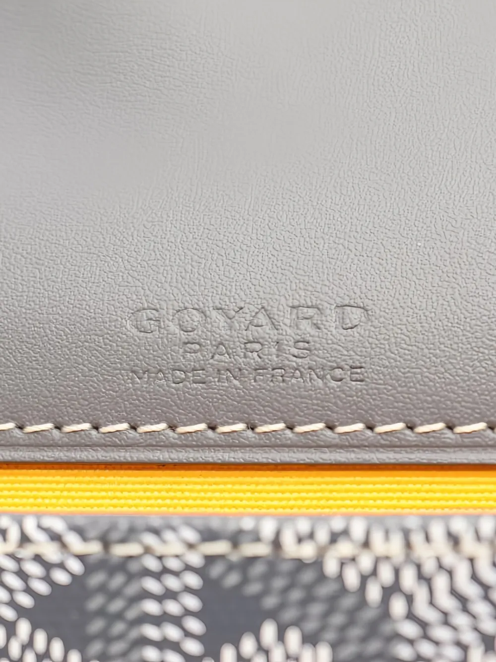 Pre-owned Goyard 2020s Monte Carlo Pouch In Gray