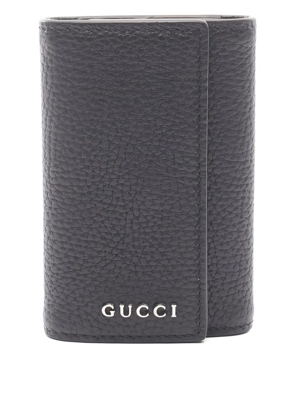 Gucci Pre-Owned 2010s logo key-ring case - ブラック Gucci Pre-Owned 2010s logo key-ring case - ブラック