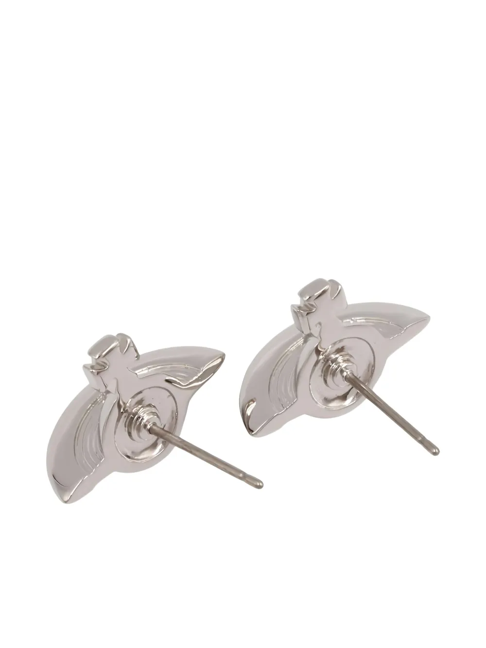 Pre-owned Vivienne Westwood 2020s Orb Earrings In Silver