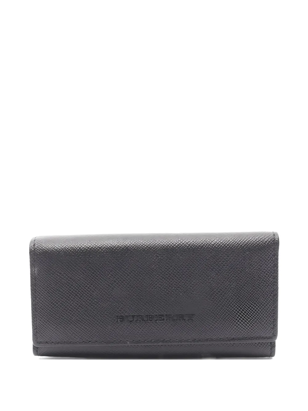 Burberry Pre-Owned 2010s ring-chain leather keyrings | Black | Image 1