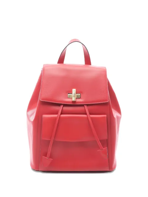 Celine Pre-Owned turn-lock leather backpack