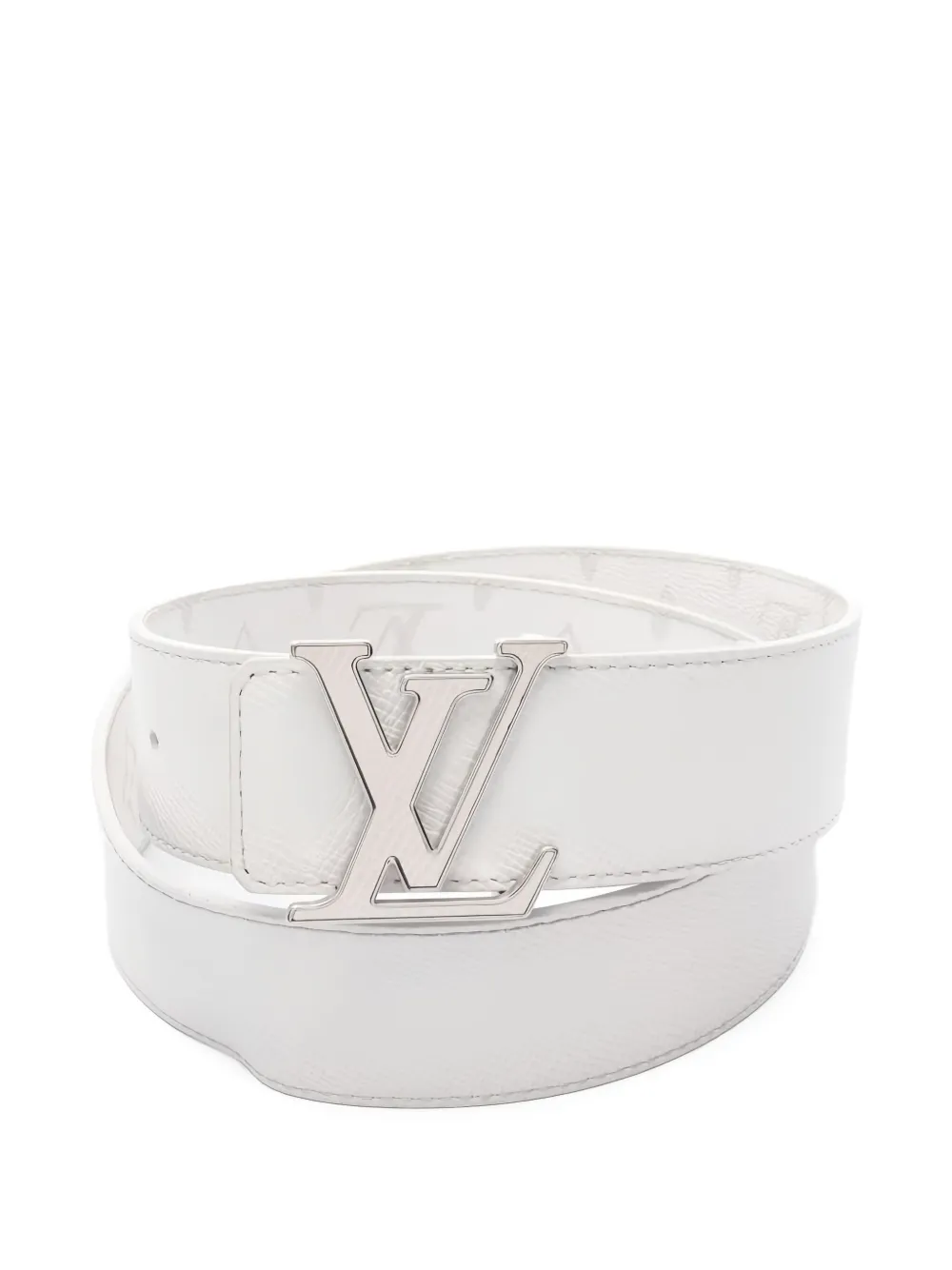 LOUIS VUITTON ホワイトレザーベルト LOUIS VUITTON ホワイト