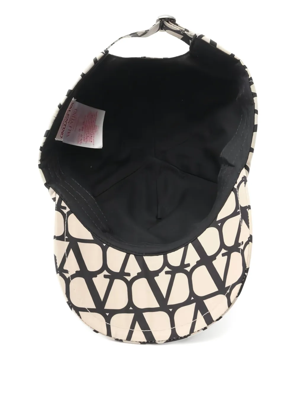 Pre-owned Valentino Garavani 2010s V-logo Baseball Cap In Neutral