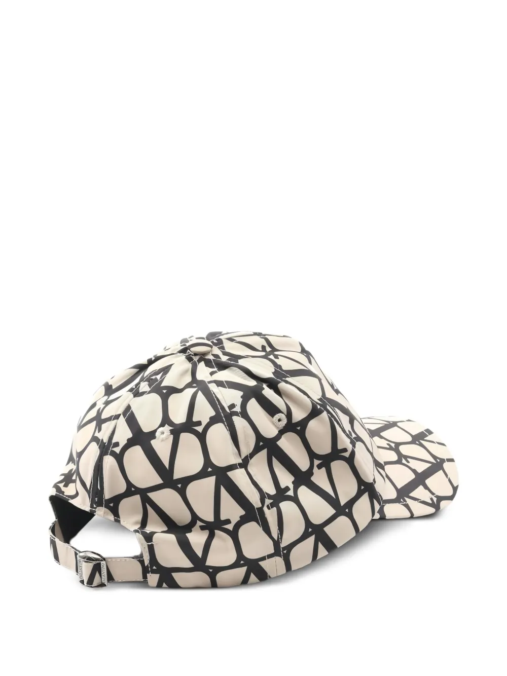 Pre-owned Valentino Garavani 2010s V-logo Baseball Cap In Neutral