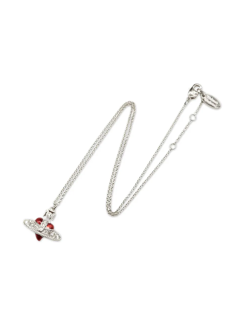 Vivienne Westwood Pre-Owned 2020s Orb-pendant necklace | Silver | Image 1