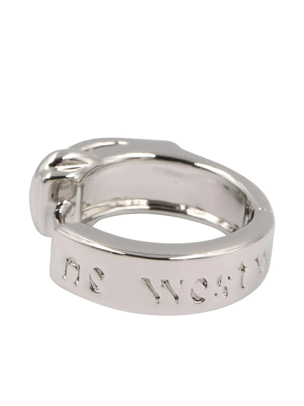 Pre-owned Vivienne Westwood 2020s Engraved Earring In Silver