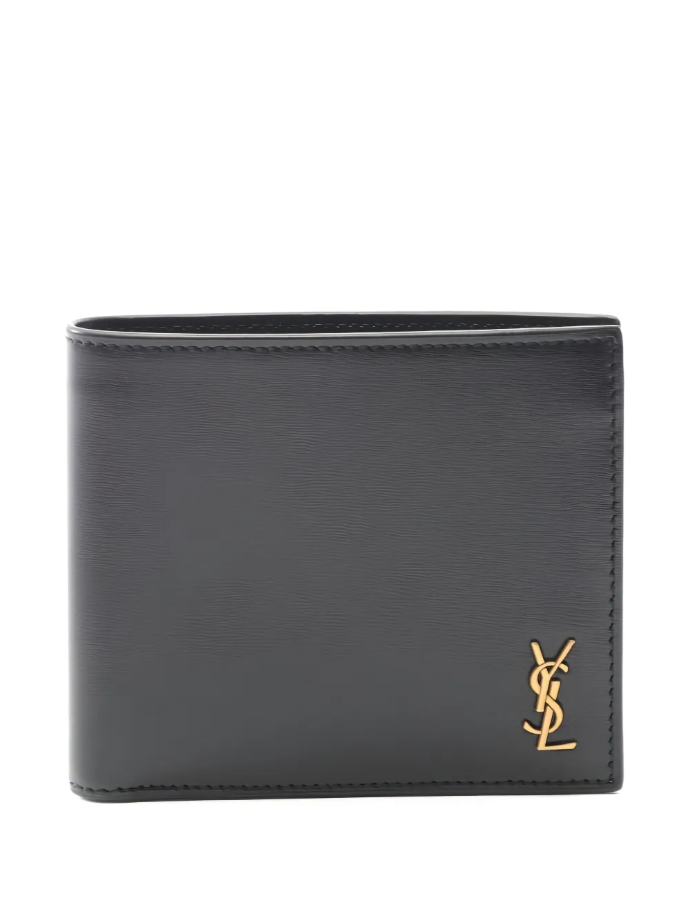 Saint Laurent Pre-Owned Tiny Cassandre logo bi-fold wallet | Black | Image 1