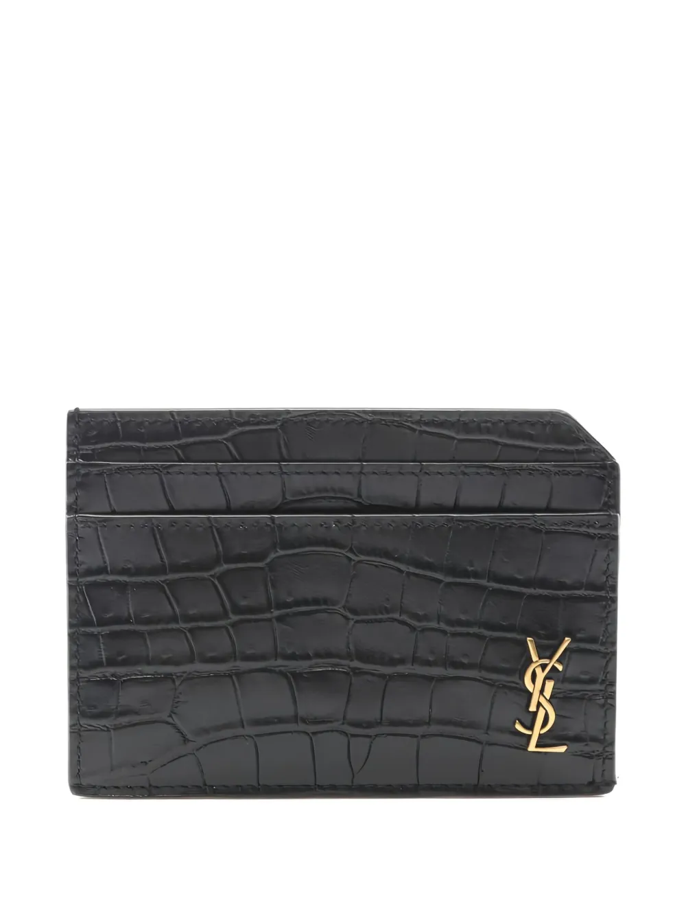 Saint Laurent Pre-Owned 2020s Tiny Cassandre card case | Black | Image 1