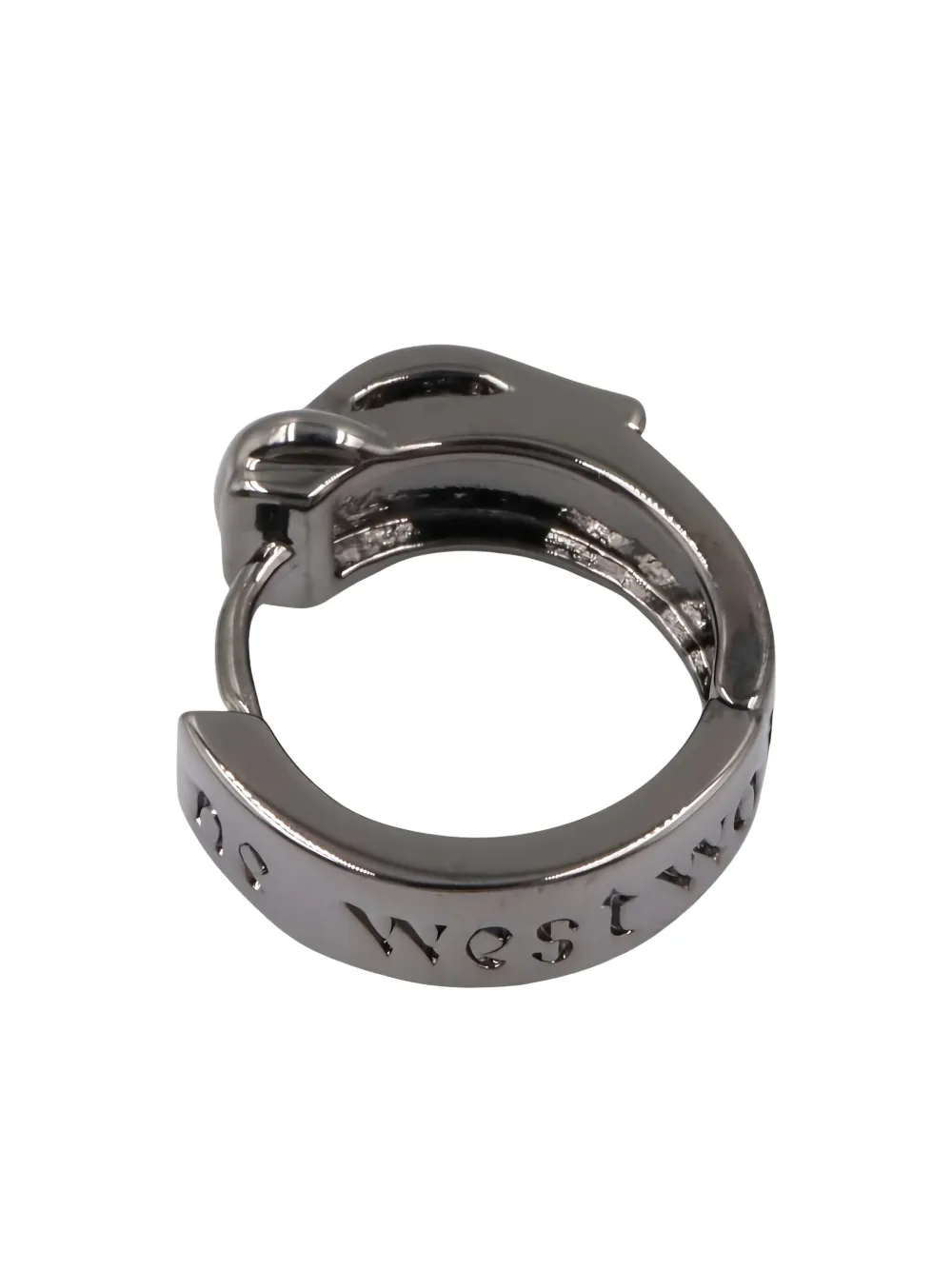 Pre-owned Vivienne Westwood 2020s Logo Earring In Black