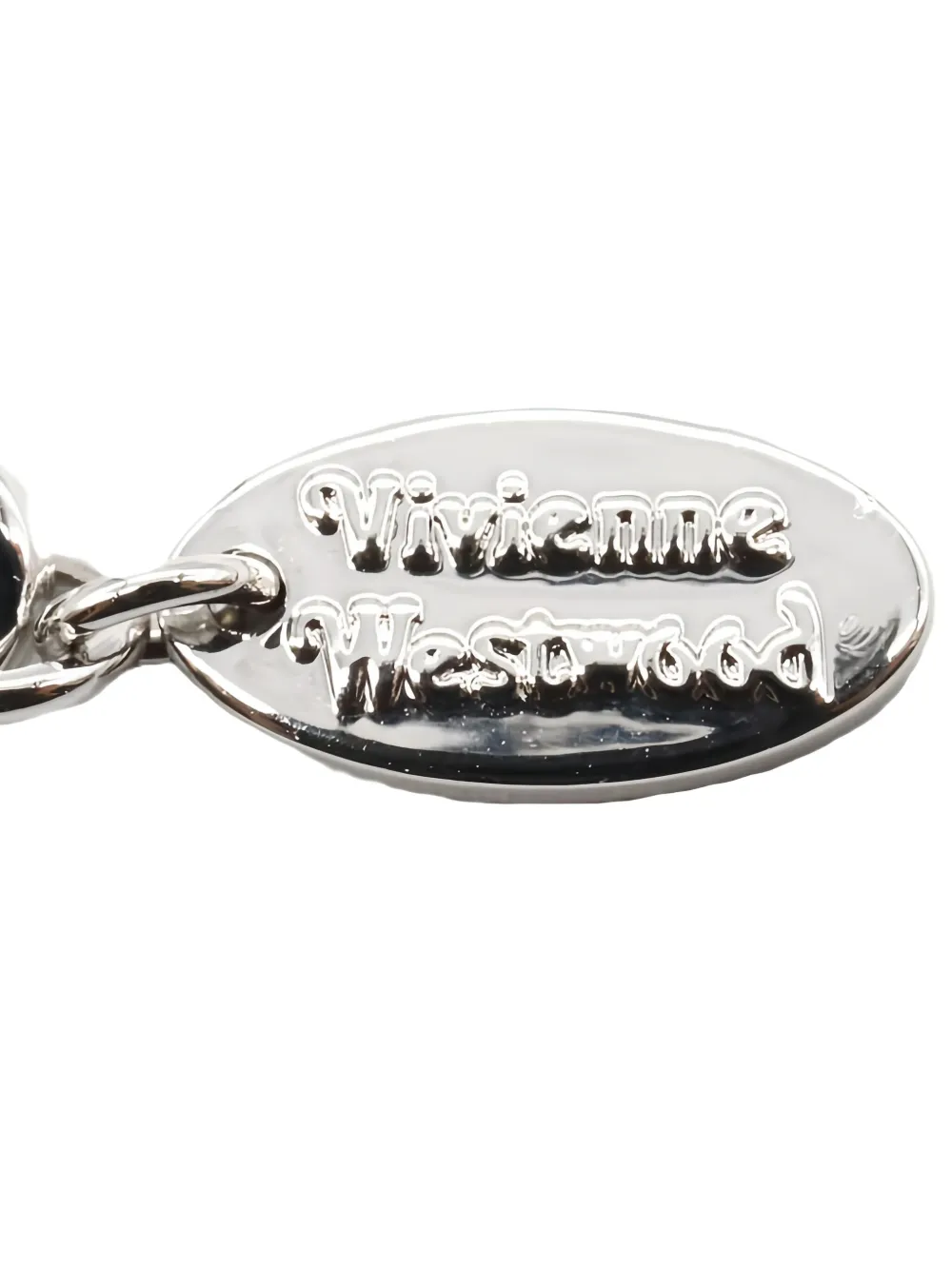 Pre-owned Vivienne Westwood 2020s Orb-pendant Necklace In Silver