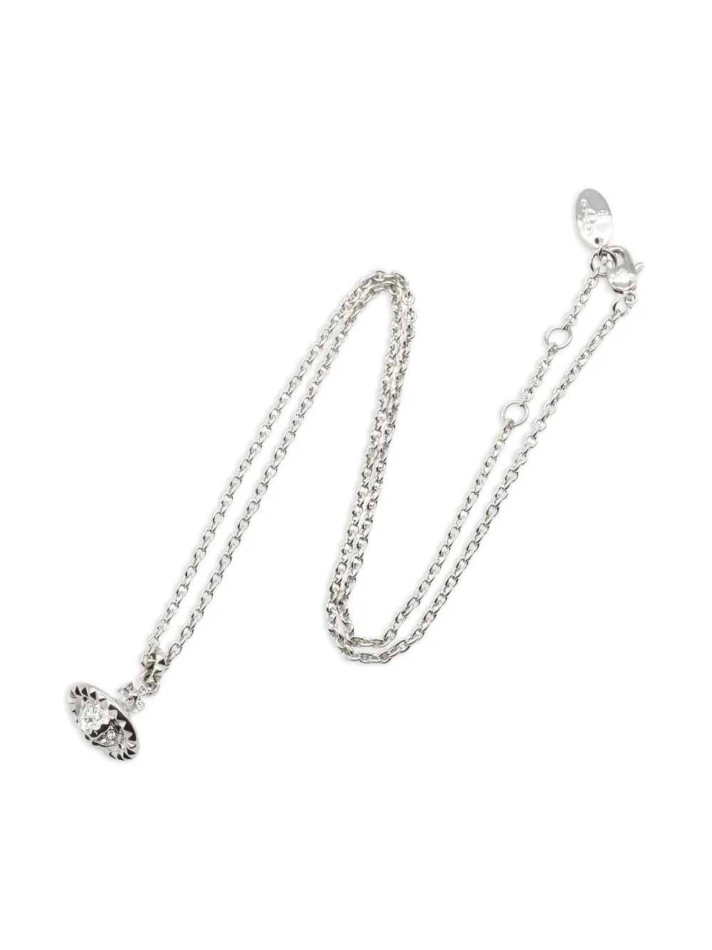 Vivienne Westwood Pre-Owned 2020s Orb-pendant Necklace | Silver | Image 1