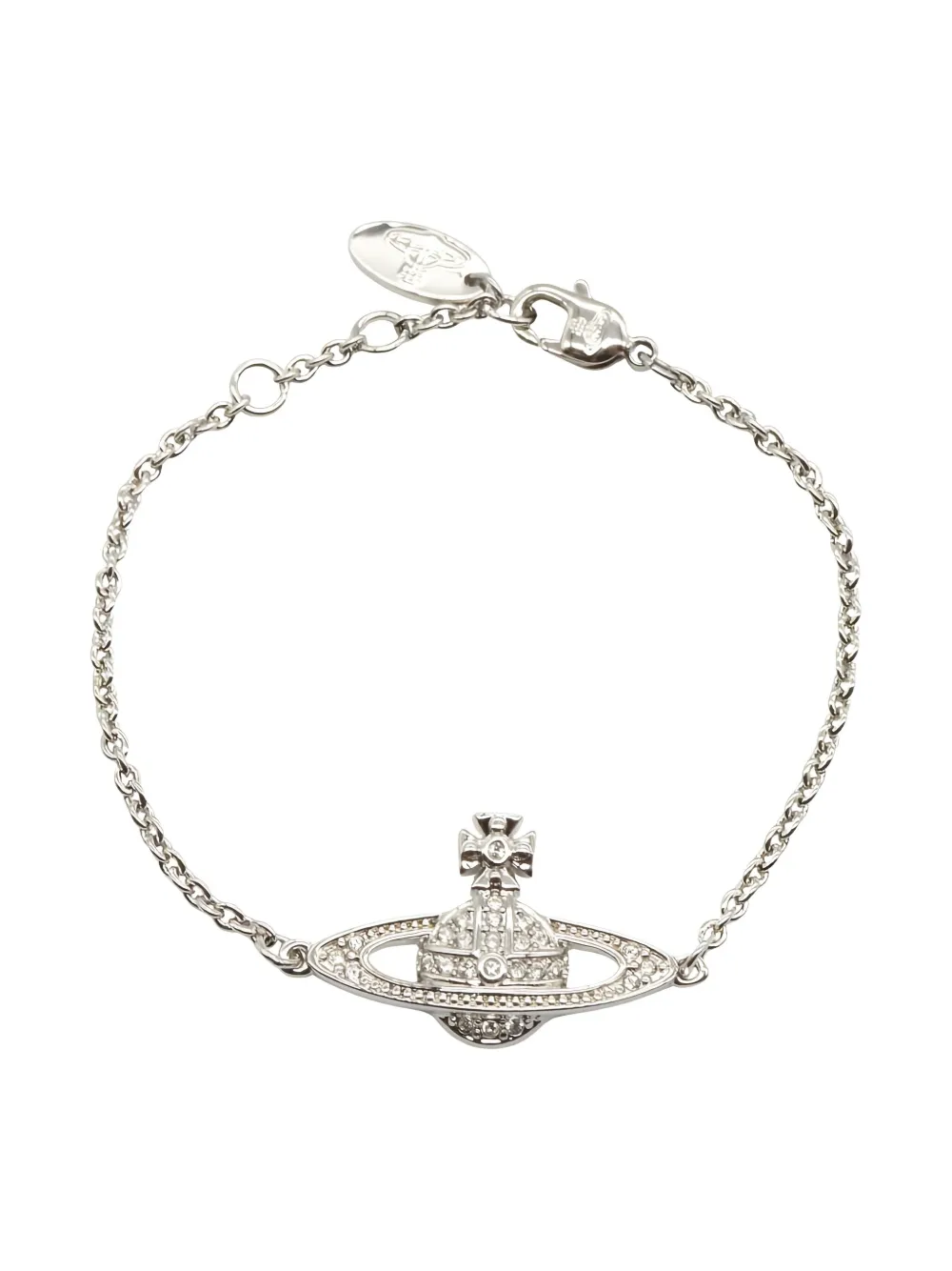 Vivienne Westwood Pre-Owned 2020s Orb-charm bracelet - シルバートーン Vivienne Westwood Pre-Owned 2020s Orb-charm bracelet - シルバートーン