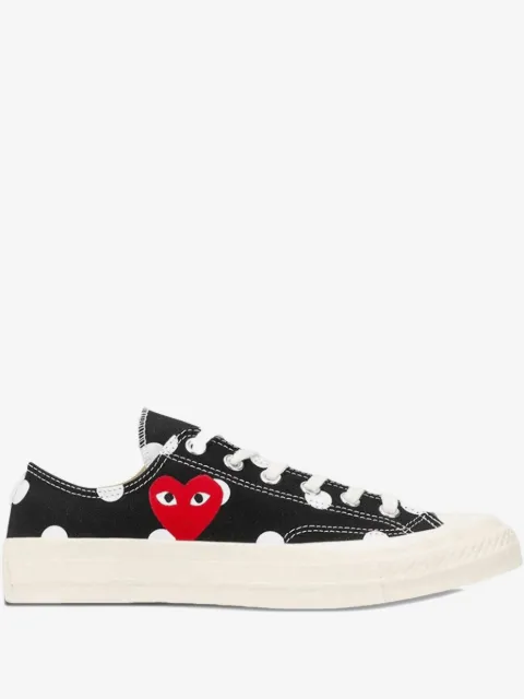 Comme Des Garçons Play polka-dot heart sneakers