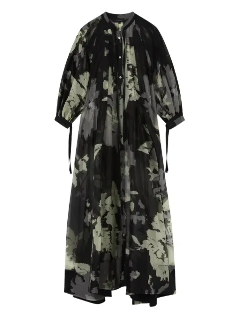 Lee Mathews vestido floral con detalle de moño