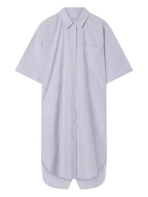 Lee Mathews vestido camisero con bolsillo