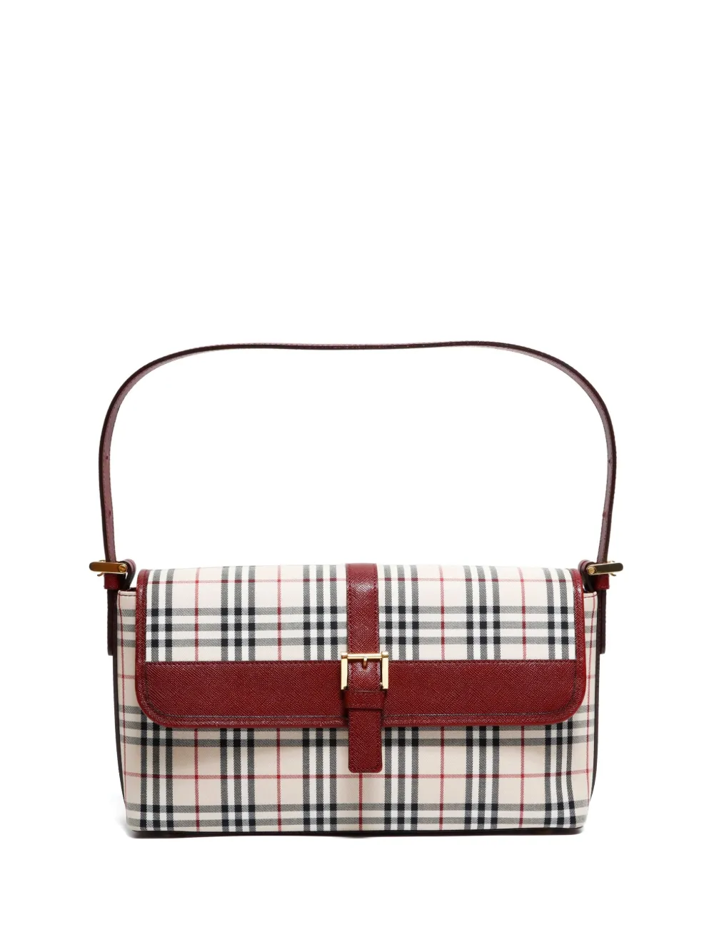 Burberry Pre-Owned 1990-2000s House Check shoulder bag - Toni neutri