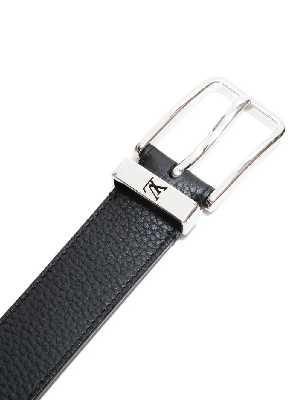 Pre-owned Louis Vuitton 2020 Pont Neuf Belt In Black