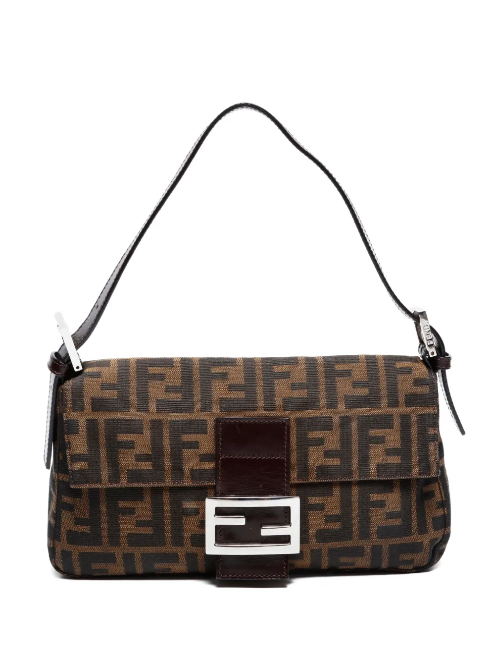Fendi Pre-Owned 1990-2000s Zucca Mamma Baguette shoulder bag | Brown | Image 1