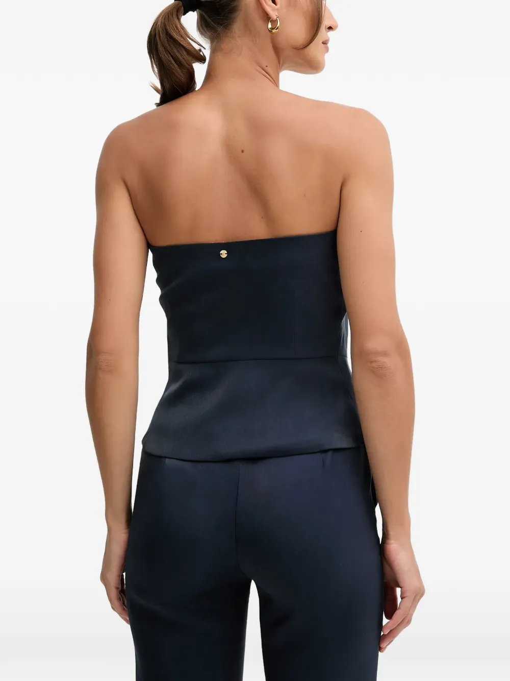  Pedro Del Hierro Strapless Top - Blue 