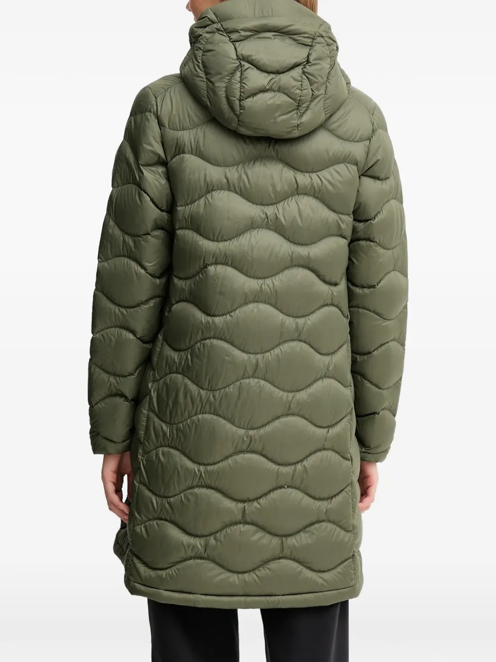  Peak Performance Helium Hooded Quilted Parka - Green 