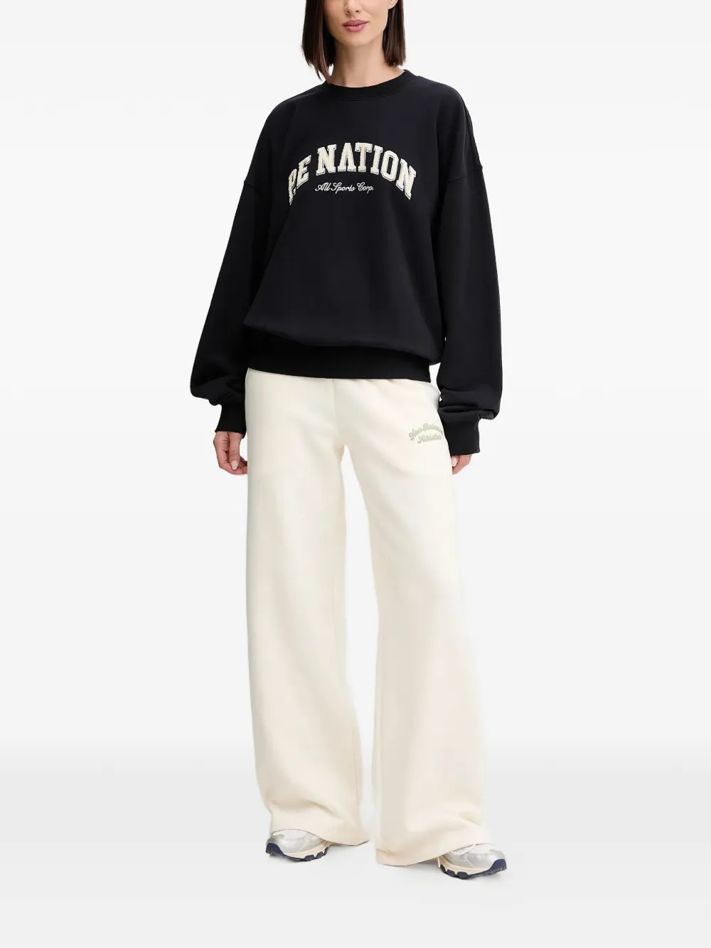  P.e Nation Logo Crew-neck Sweatshirt - Blue 