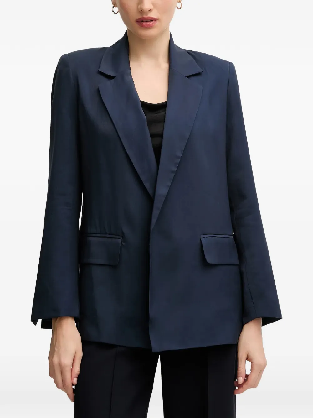 Pedro Del Hierro blazer con solapas de muesca | azul | Image 1
