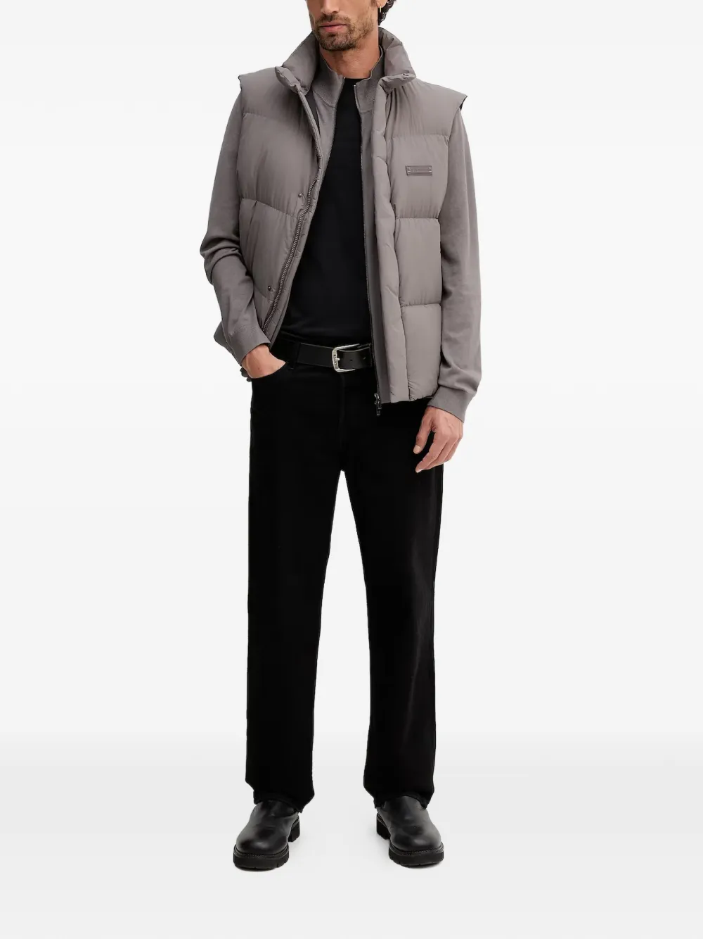 Armani Exchange Bodywarmer met capuchon Grijs
