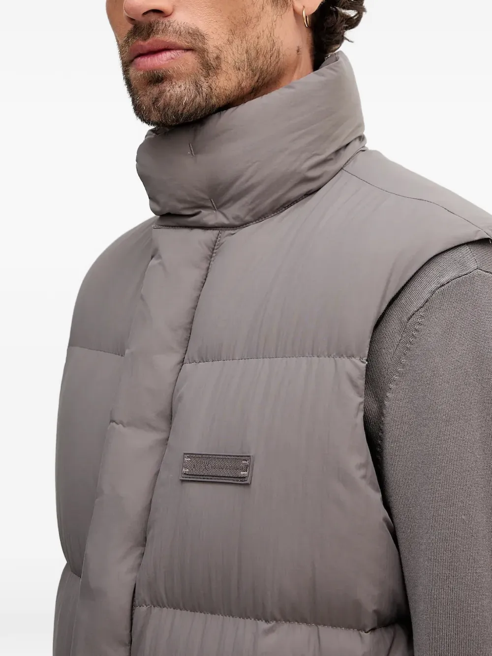 Armani Exchange Bodywarmer met capuchon Grijs
