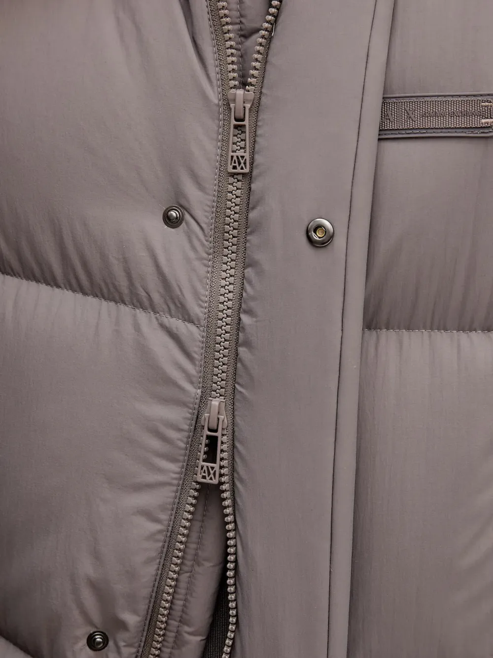 Armani Exchange Bodywarmer met capuchon Grijs