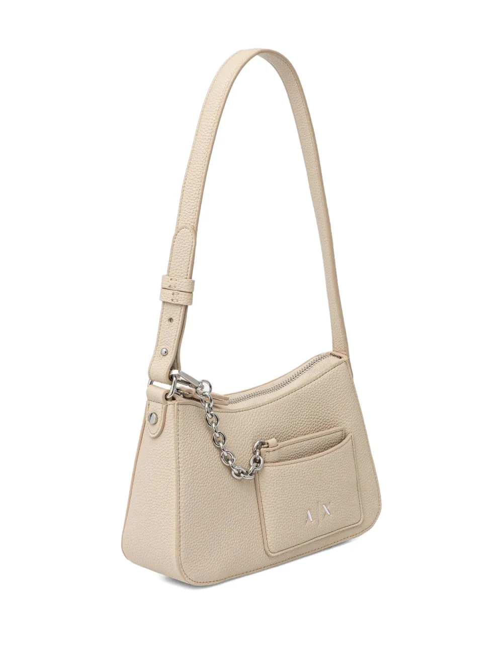 Armani Exchange chain-detail shoulder bag - Beige