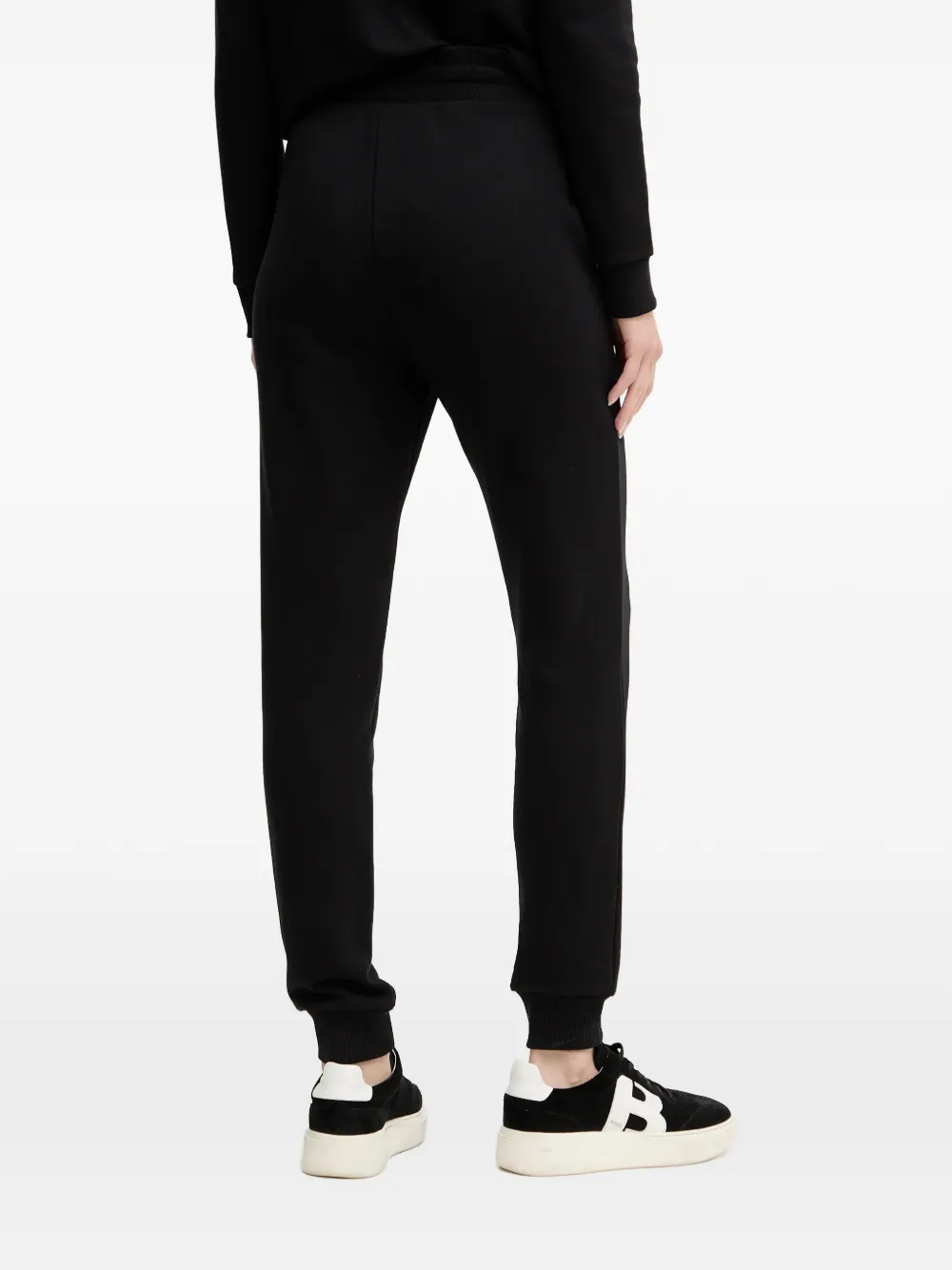 Armani Exchange Trainingsbroek met logo en trekkoord Zwart