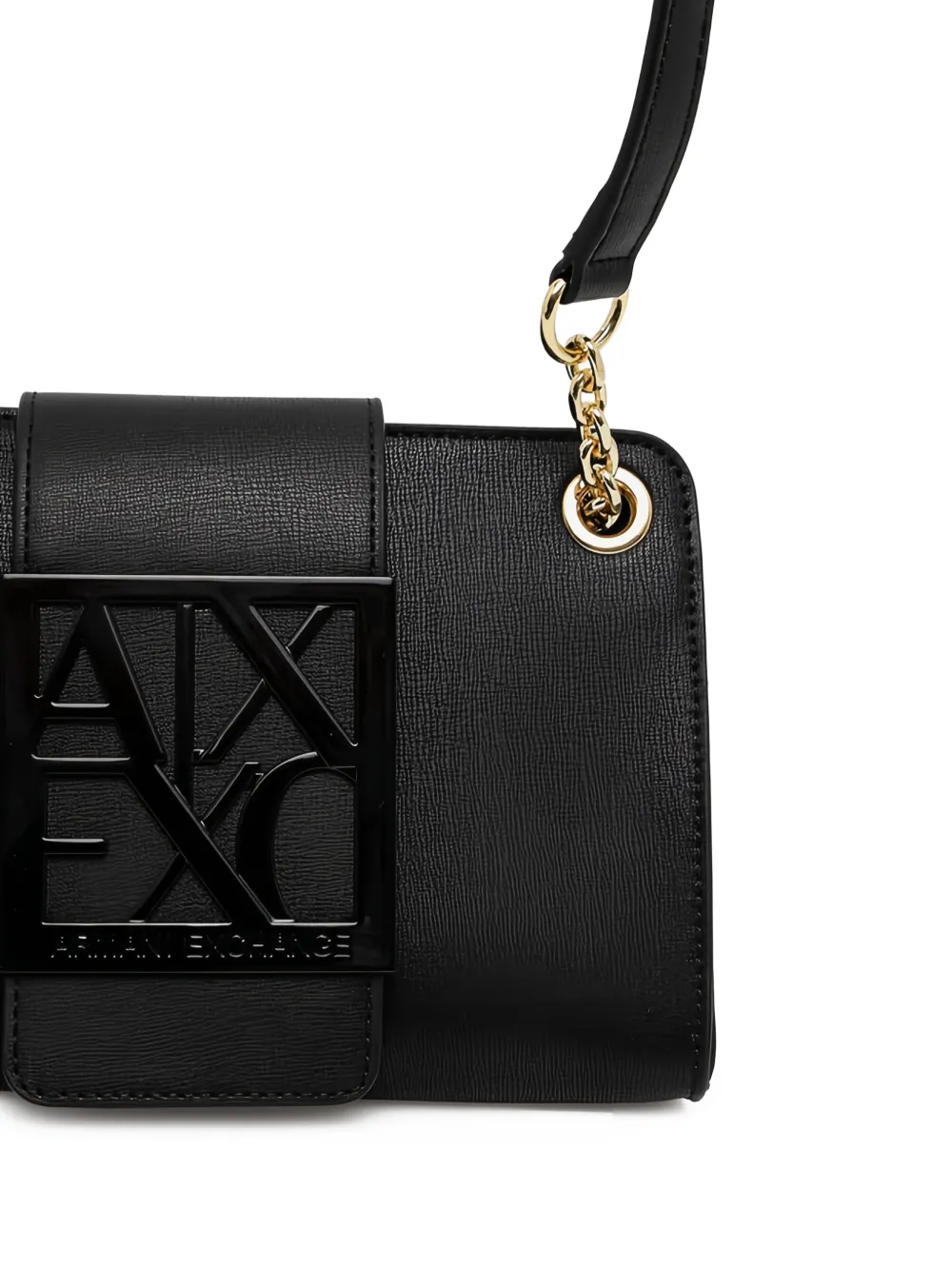 Armani Exchange Crossbodytas verfraaid met logo Zwart