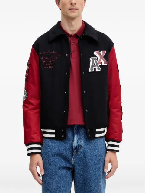 Armani Exchange long-sleeve buttoned jacket