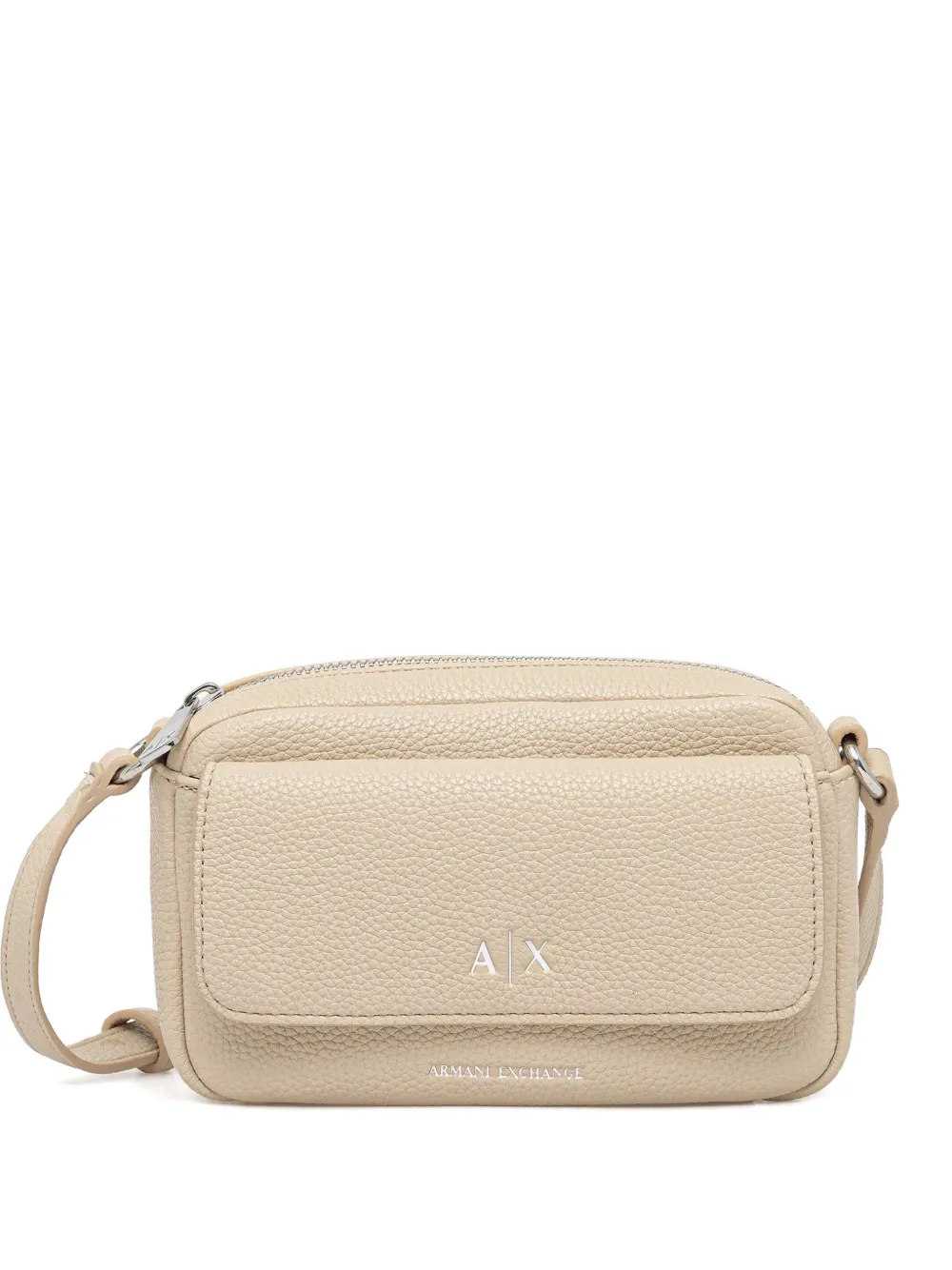 Armani Exchange logo-debossed cross body bag - Toni neutri