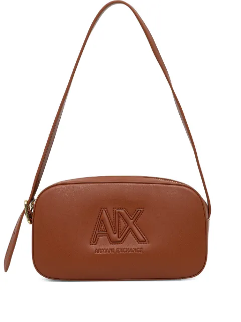 Armani Exchange logo-embossed shoulder bag