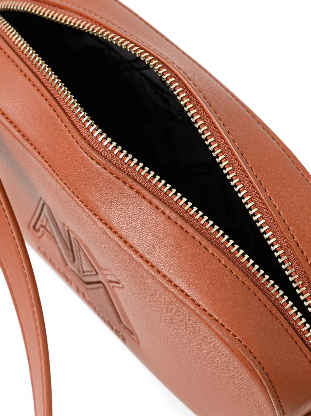  Armani Exchange Logo-embossed Shoulder Bag - Brown 