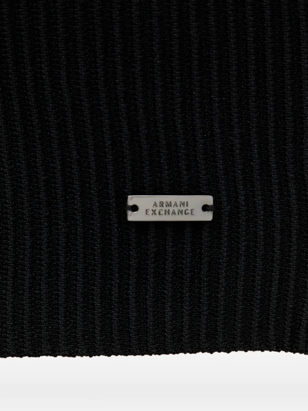 Armani Exchange Mini-jurk met halternek Zwart