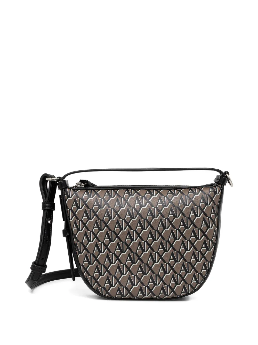 Armani Exchange monogram tote bag - Marrone