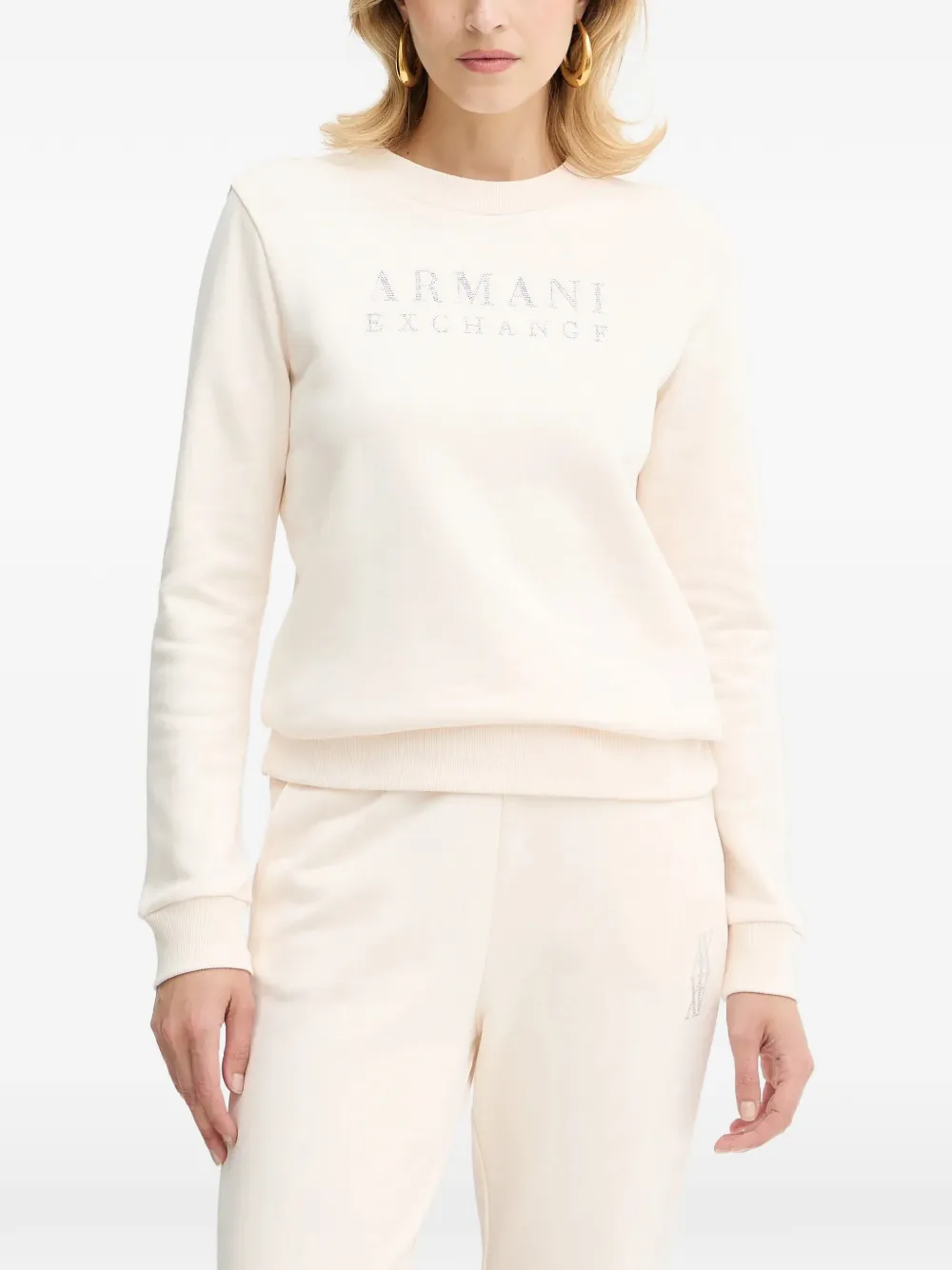 Armani Exchange logo-detail sweatshirt - Toni neutri