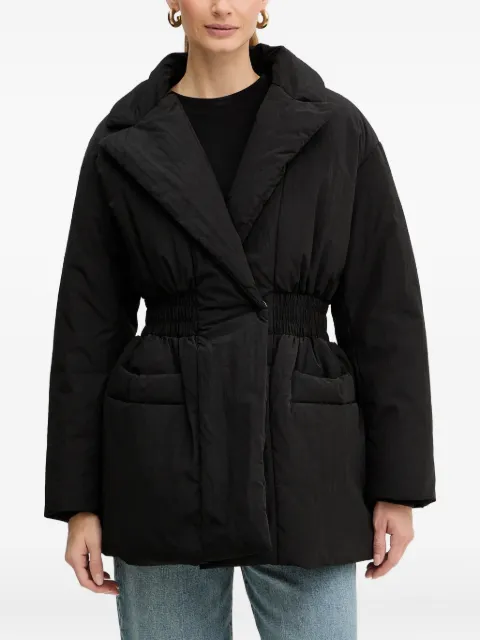 Armani Exchange gathered-waist puffer jacket
