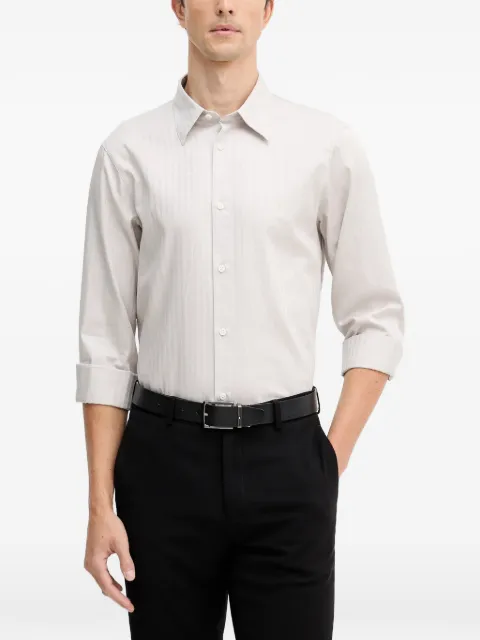 Armani Exchange camisa con botones y motivo de rayas