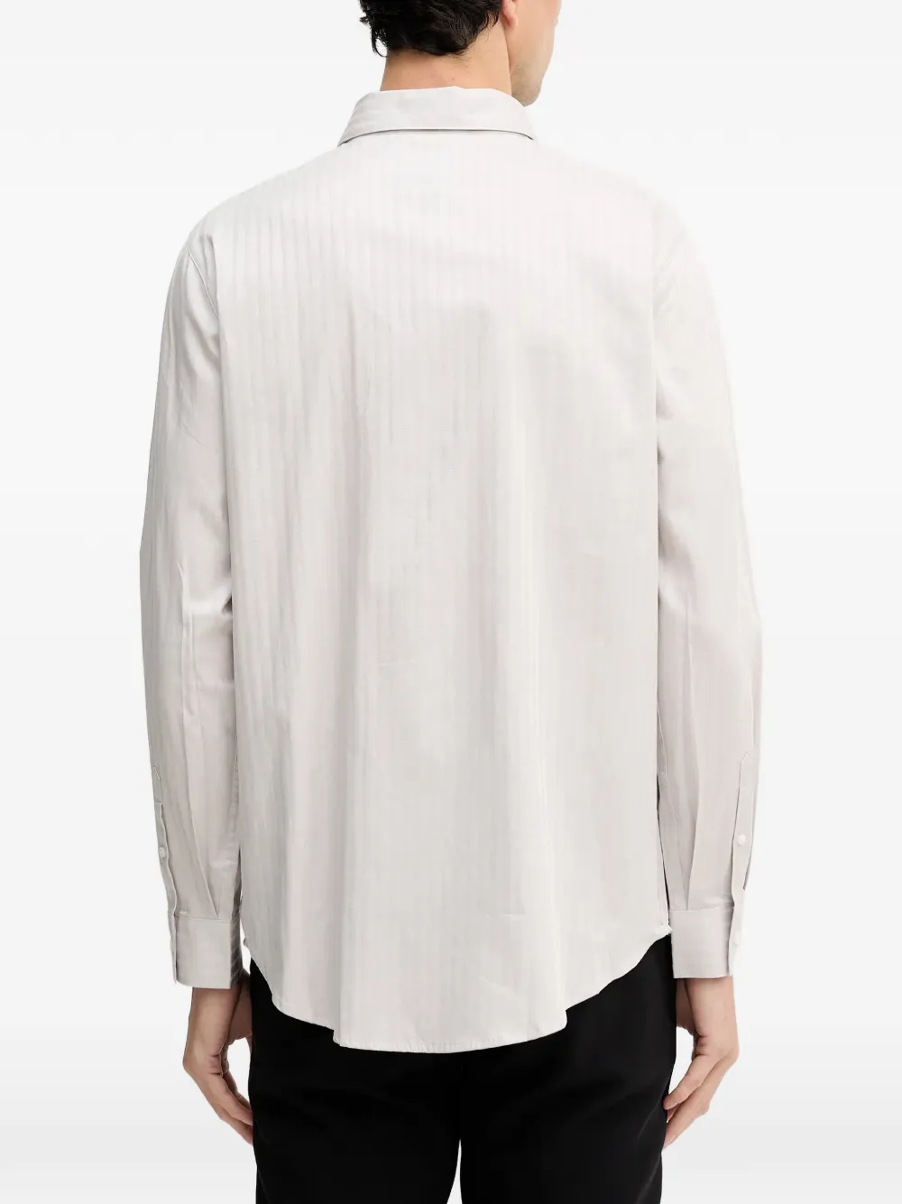  Armani Exchange Button-fastening Striped Shirt - Neutrals 