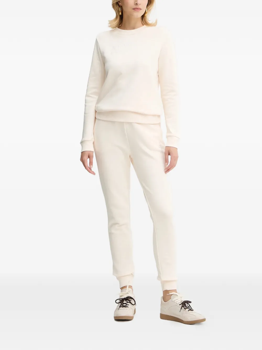  Armani Exchange Logo-detail Drawstring Track Pants - Neutrals 