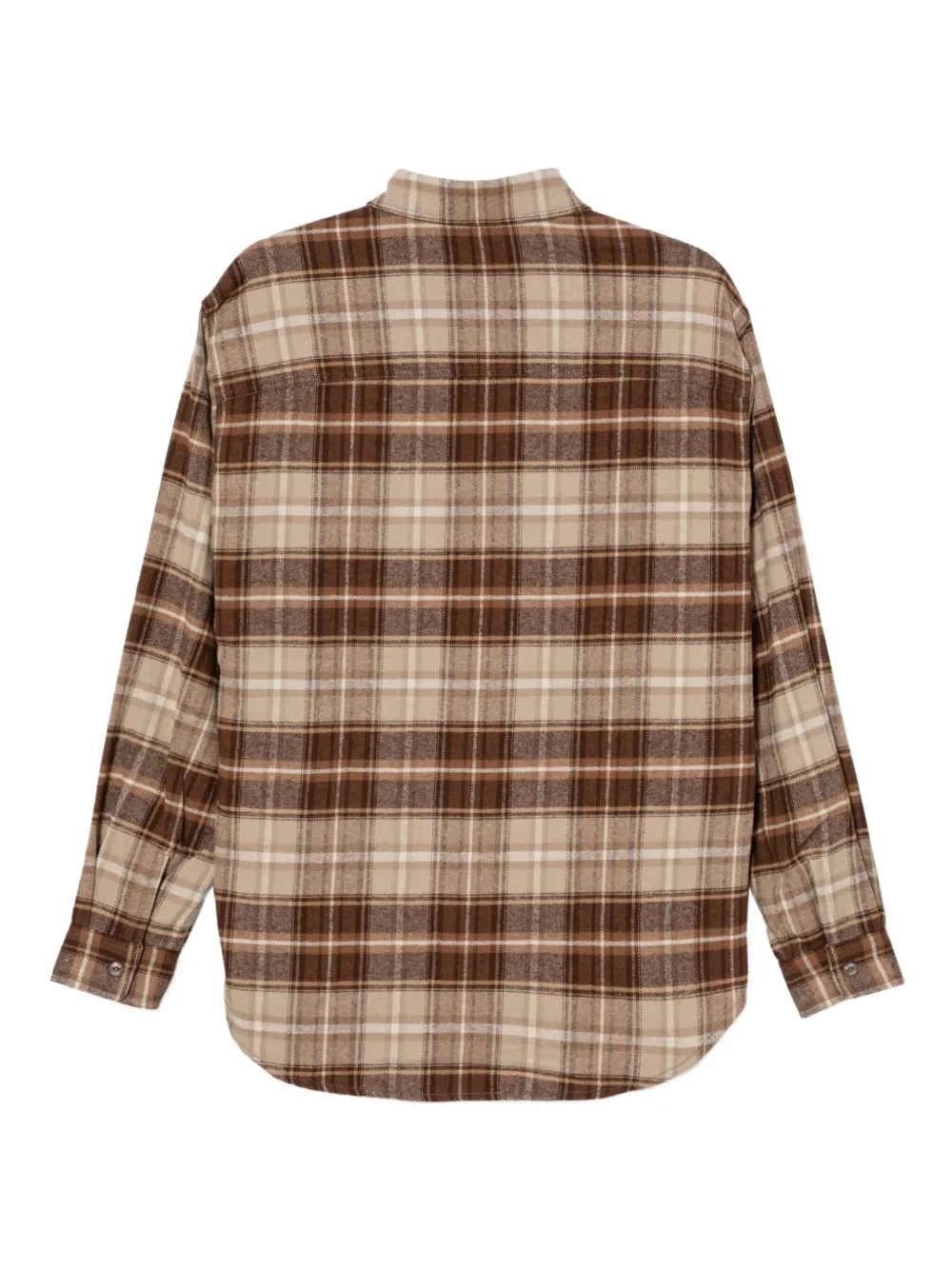 CHOCOOLATE Geruit overhemd - Beige