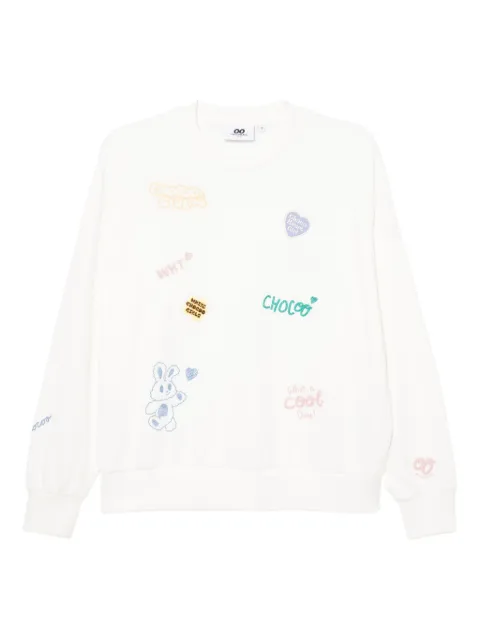 CHOCOOLATE sudadera con logo bordado