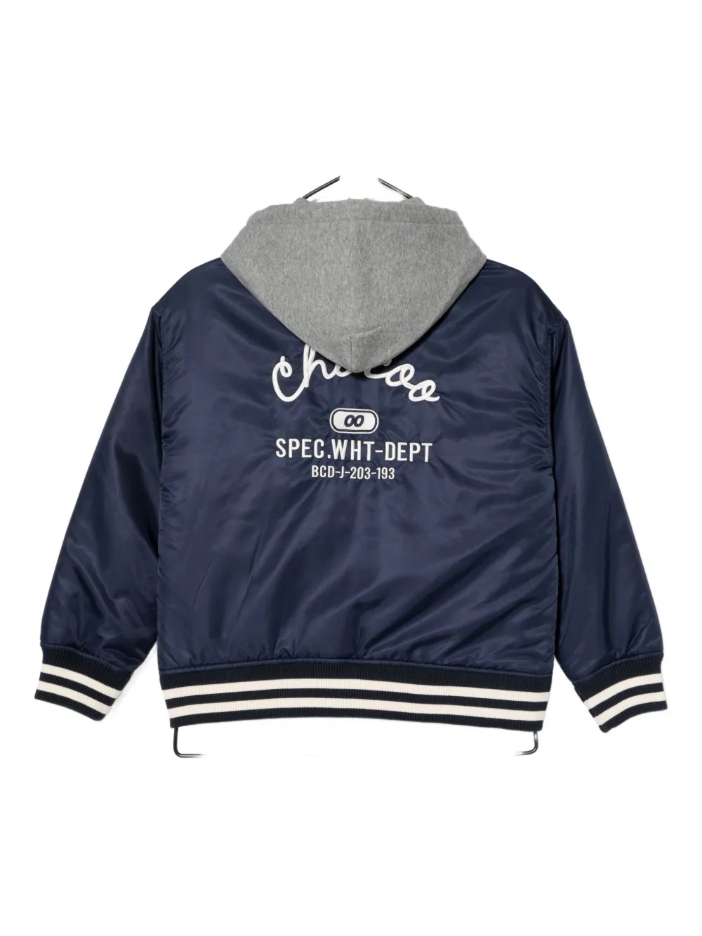 Chocoolate Bomberjacke Mit Logo-stickerei In Blue