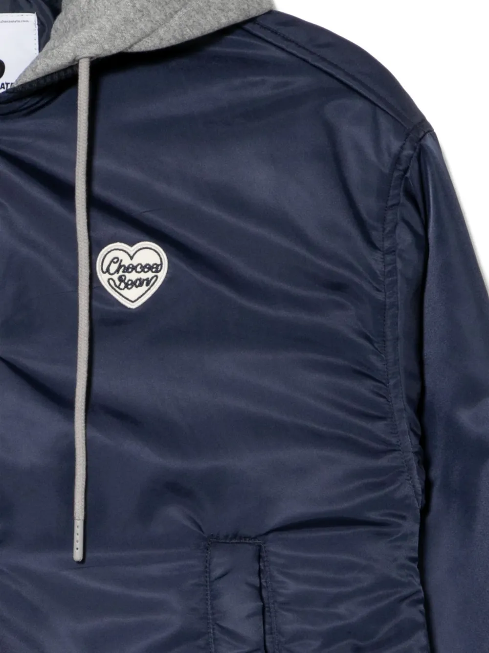 Chocoolate Bomberjacke Mit Logo-stickerei In Blue