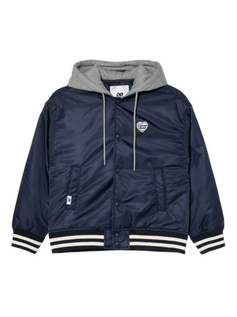 CHOCOOLATE logo-embroidered bomber jacket